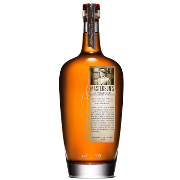 Masterson's Whiskey 10 year Straight Rye - Liquor Stars