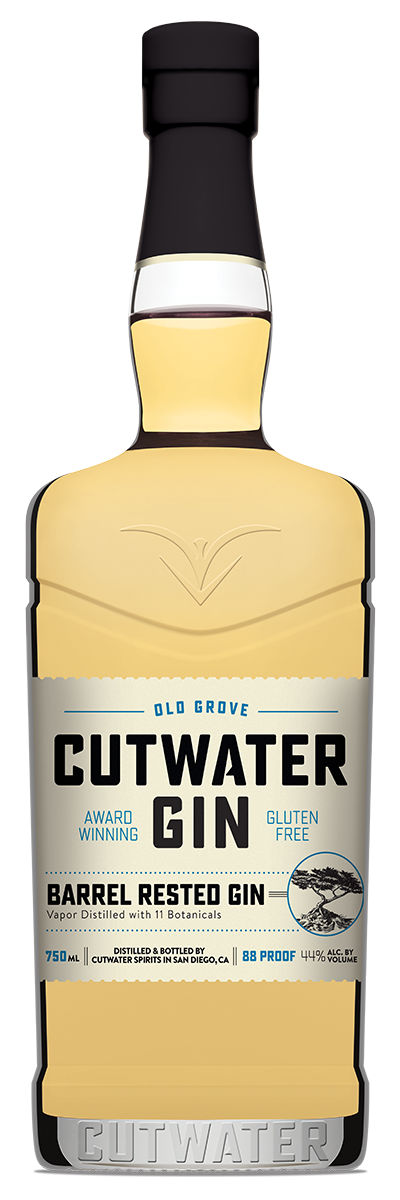 Cutwater Barrel Rested Old Grove Gin - Liquor Stars