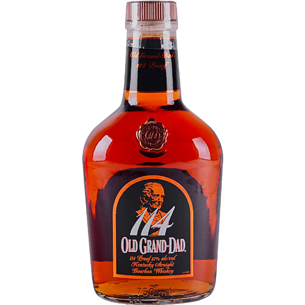 Old Grand Dad 114 Barrel Proof Bourbon Whiskey - Liquor Stars