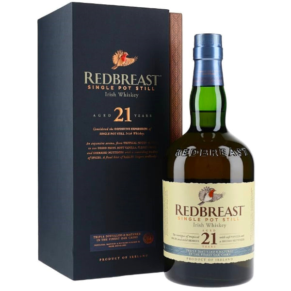 Redbreast 21 Year Old Irish Single Pot Still Whiskey - Liquor Stars