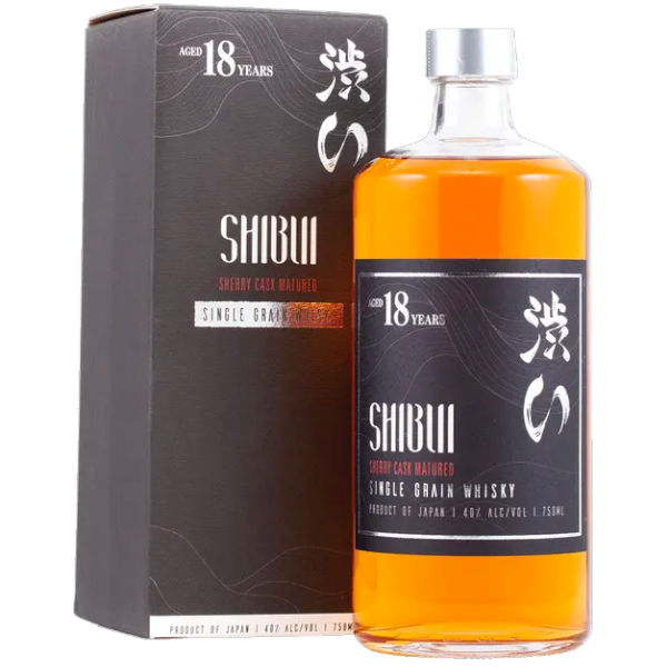 Shibui Single Grain Sherry Oak 18 Years Old Japanese Whisky - Liquor Stars