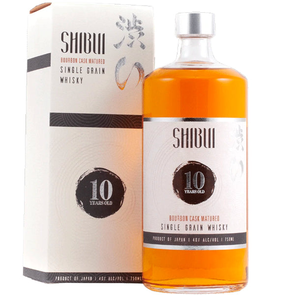 Shibui Single Grain Bourbon Cask 10 Year Old Japanese Whiskey - Liquor Stars