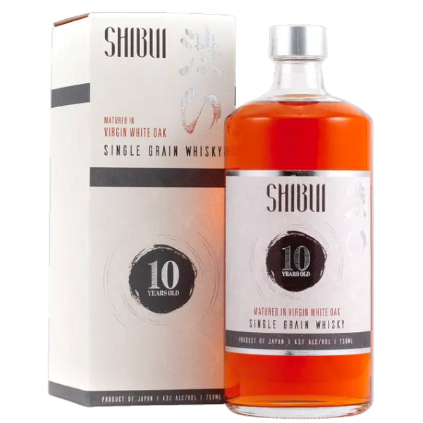 Shibui Single Grain Virgin White Oak 10-Year Old Japanese Whiskey - Liquor Stars